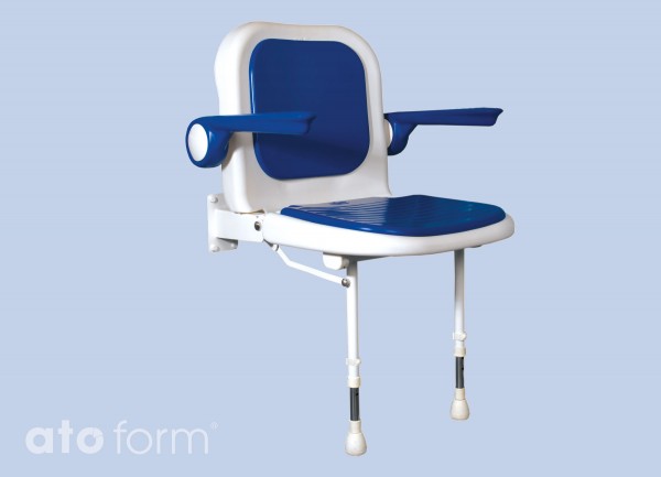 Duschklappsitz 4000, mit Arm- und Rückenlehne