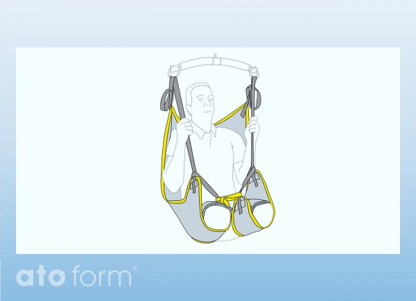 Universal Gurt für Beinamputierte Fixierung beidseitg