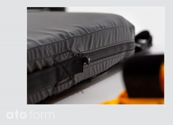 Reißverschluss am Kopfteil