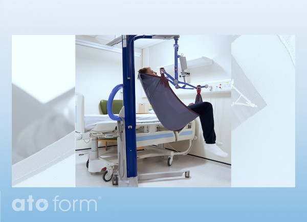 Badetuch High Easy, gep. Beinschlaufen, Clip-Aufhängung