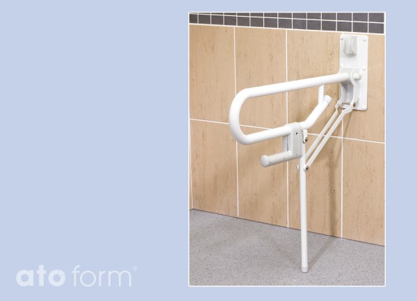 Haltegriff mit Standfuß, hochklappbar