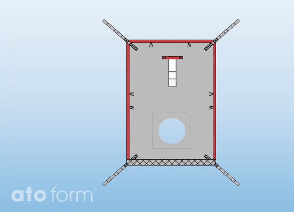 Longseat Tragetuch mit Hygieneausschnitt
