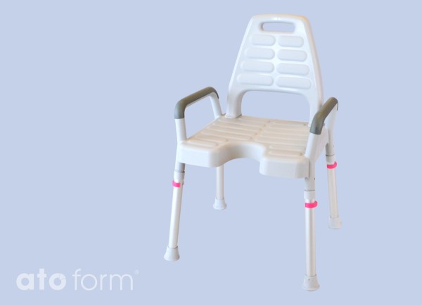 Duschhocker Nielsen mit Rückenstütze (Zubehör)