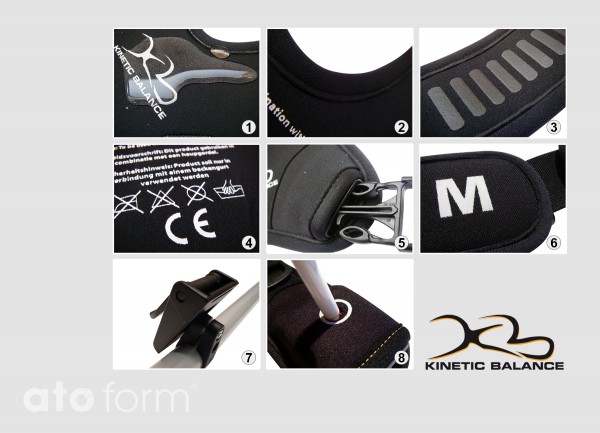 Kinetic Balance Hüftgurt mit Sperrverschluss beidseitig verstellbar