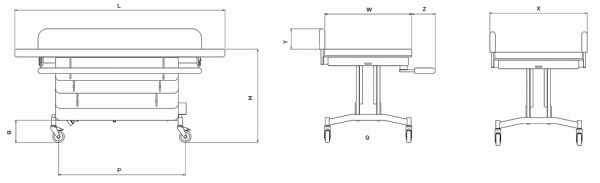 Mobi Changer mit verstellbarer Kopfstütze