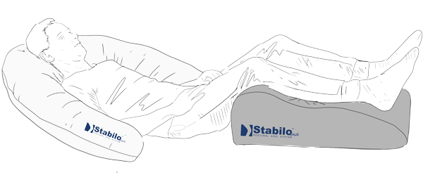 StabiloBed® thermoaktives Hochlagerungs-Beinkissen