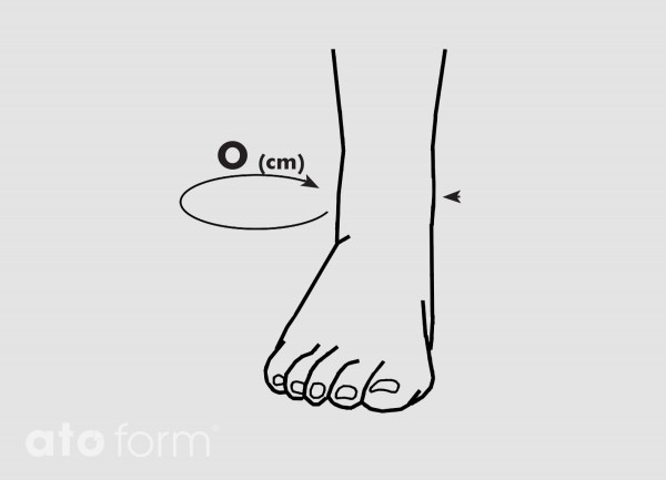 Kinetic Balance Knöchelpositionierung mit Klettverschluss