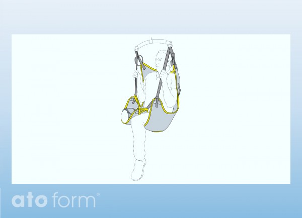 Universal Gurt für Beinamputierte Fixierung beidseitg