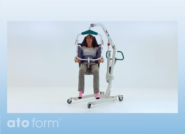 Toilettentuch High Easy, Polyester Netz, gep. Beinschlaufen, Clip-Aufhängung