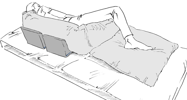 StabiloBed® angeformte Keile mit selbsthaftender Funktion