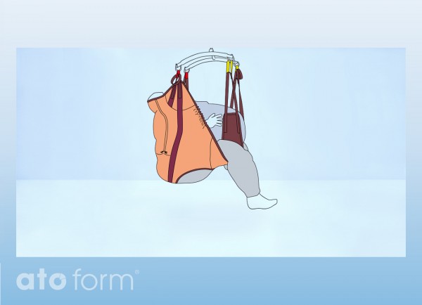 Bariatric Silva Supreme General Purpose Tragetuch mit langen Abnähern