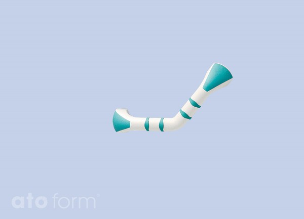 Prima Winkelgriff mint/weiß