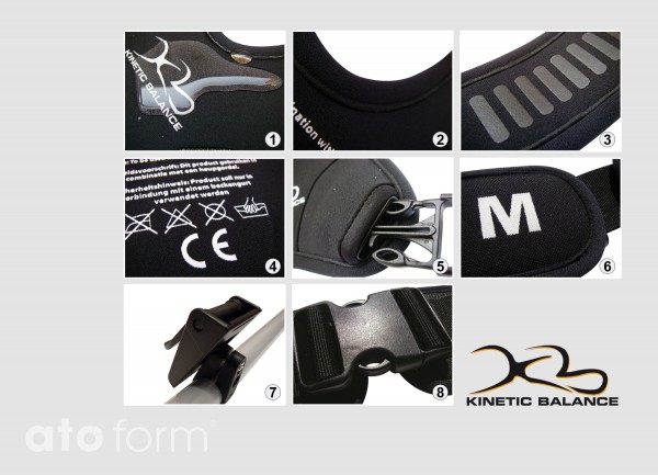 Kinetic Balance 4-Punkt Hüftgurt beidseitig verstellbar