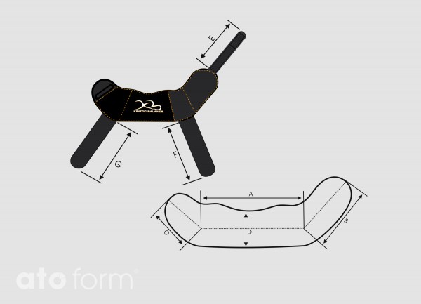 Kinetic Balance Knöchelpositionierung mit Klettverschluss
