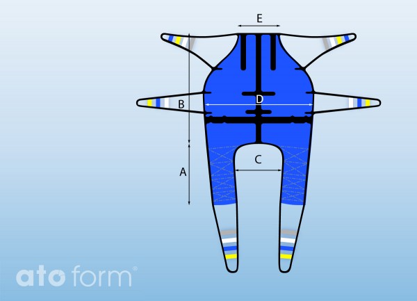 Tragetuch für Beinamputierte mit Kopfstütze