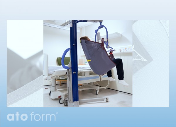 Badetuch High Easy, gep. Beinschlaufen, Clip-Aufhängung