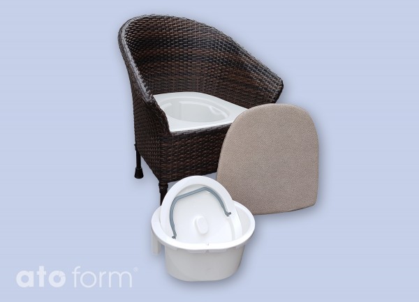 Walton Toilettenstuhl - Weiß