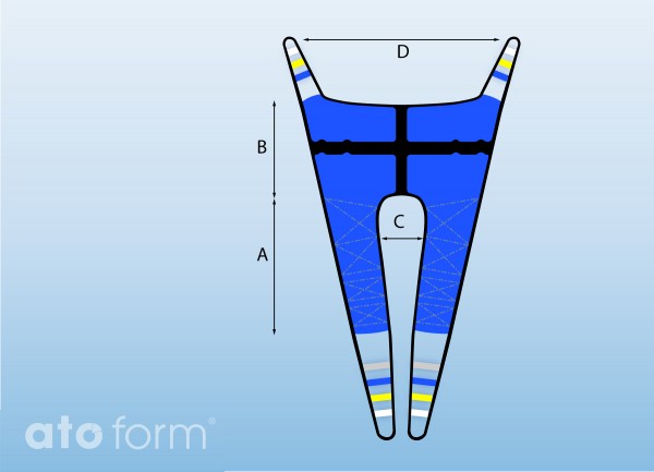 Tragetuch für Beinamputierte
