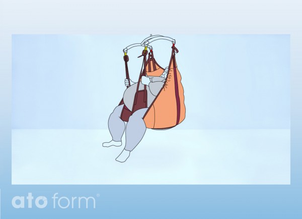 Bariatric Silva Supreme General Purpose Tragetuch mit langen Abnähern