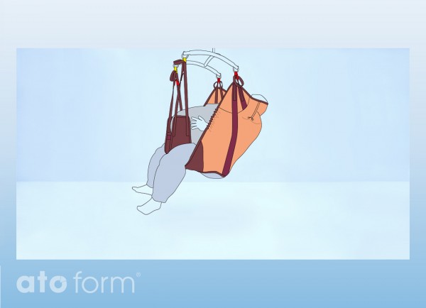 Bariatric Silva Supreme General Purpose Tragetuch mit kurzen Abnähern