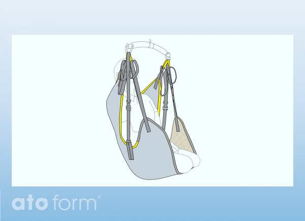 Silva Hängematte für Beinamputierte mit Hygieneausschnitt