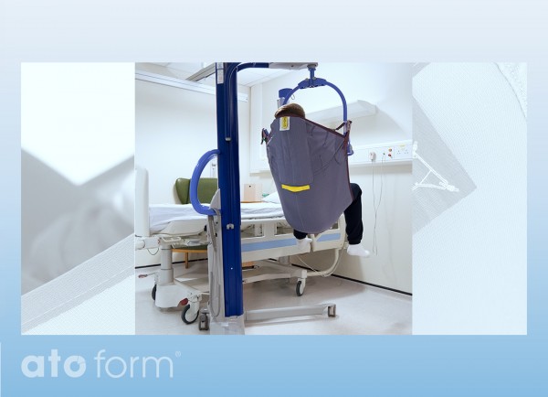 Badetuch High Easy, gep. Beinschlaufen, Clip-Aufhängung