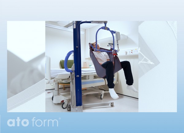 Badetuch High Easy, gep. Beinschlaufen, Clip-Aufhängung