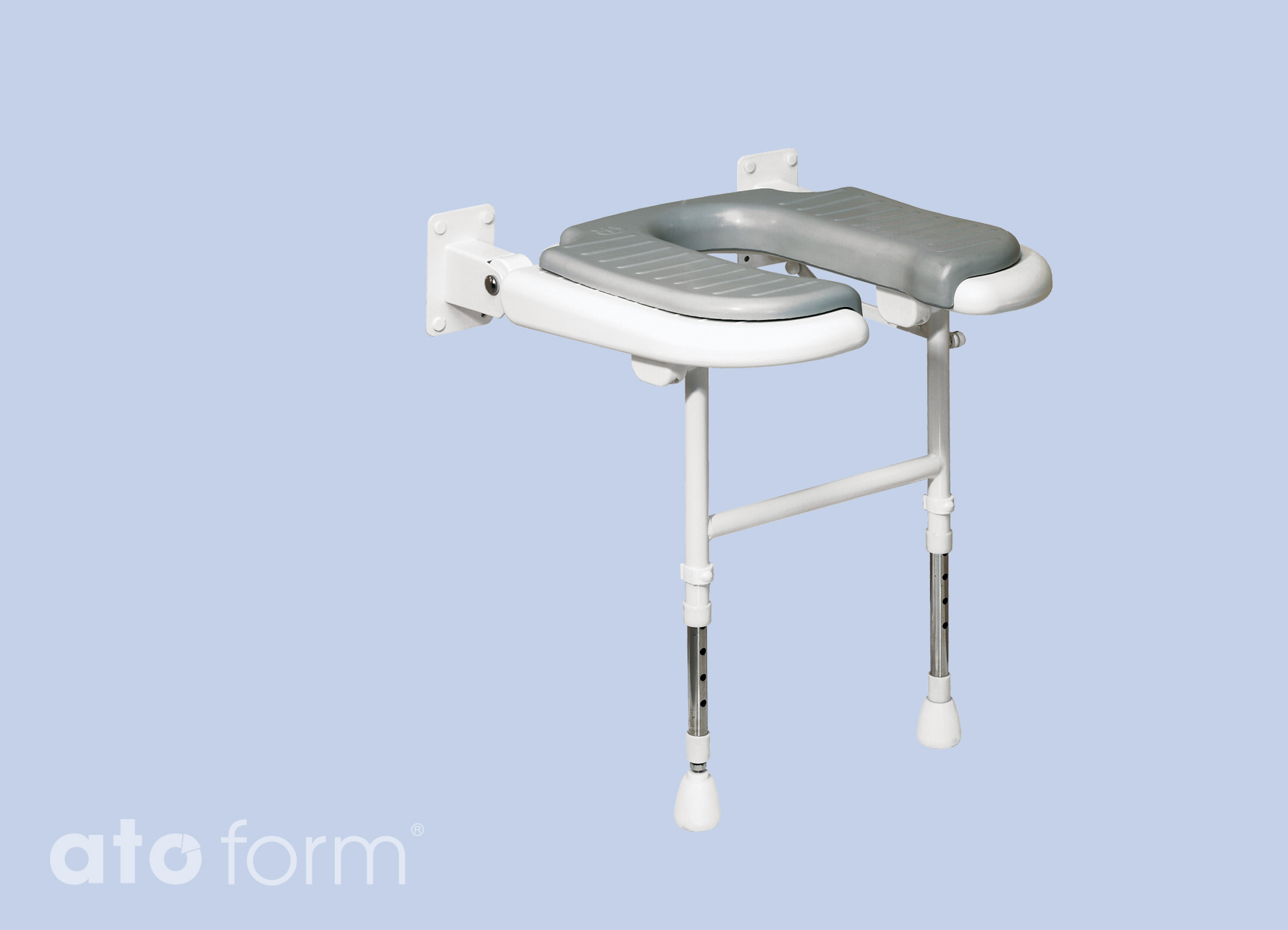 Duschklappsitz 4000, Standard mit Ausschnitt für die Intimpflege