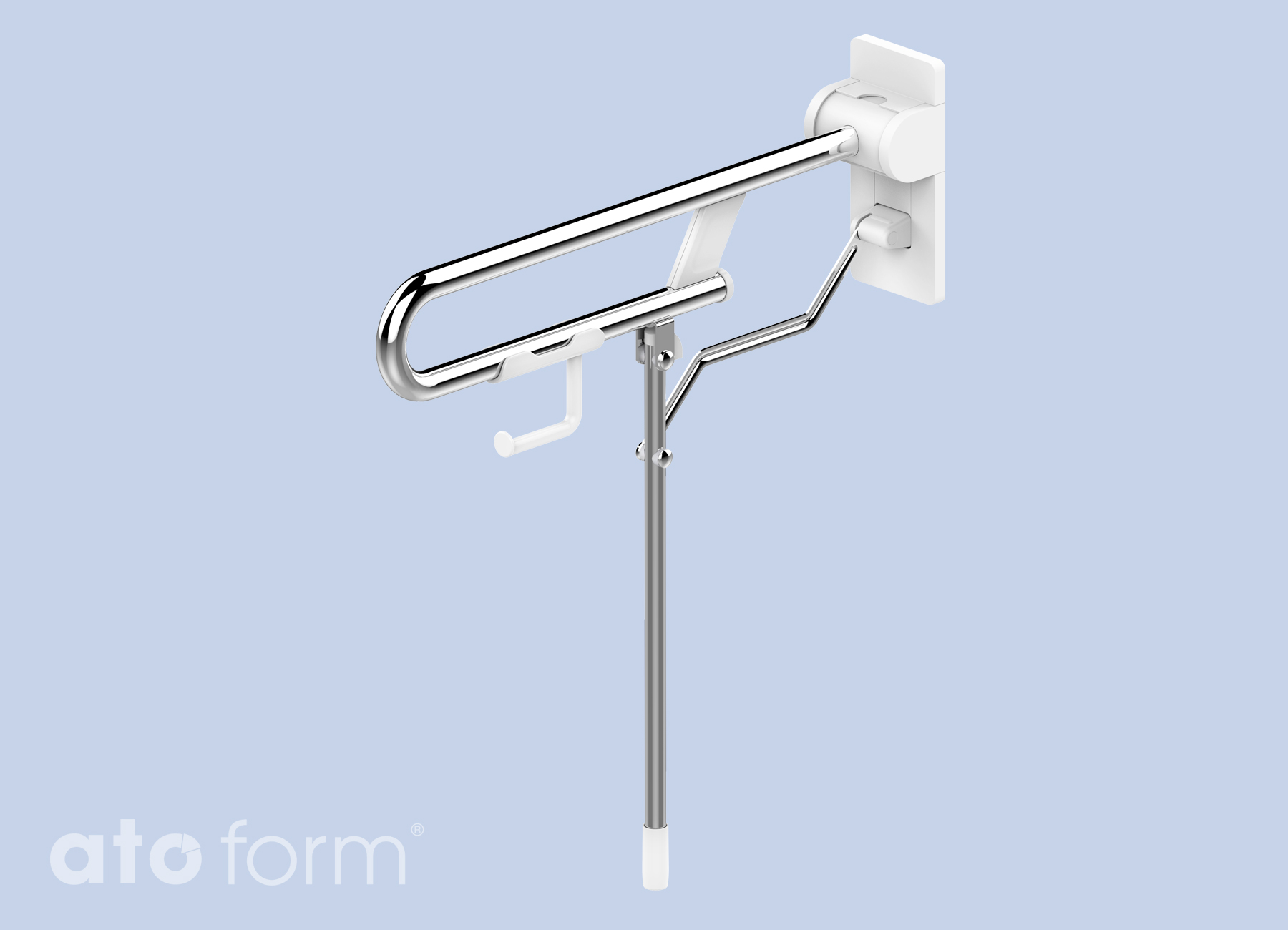 Haltegriff mit Standfuß, Edelstahl