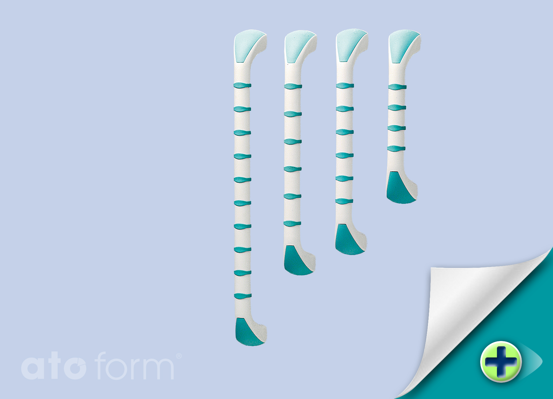 Prima Haltegriff mint/weiß