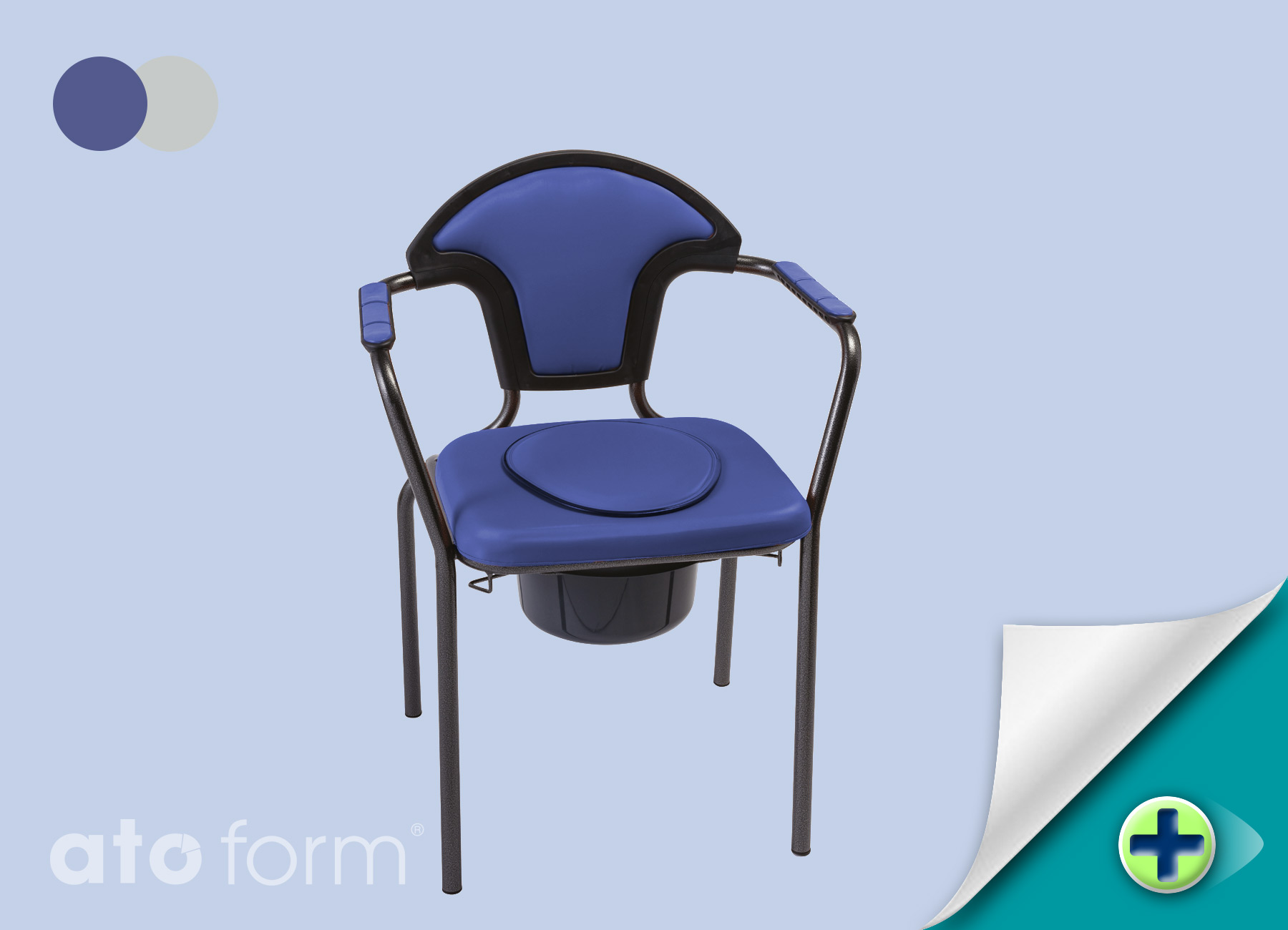 NEW OPEN Toilettenstuhl Standardsitzplatte