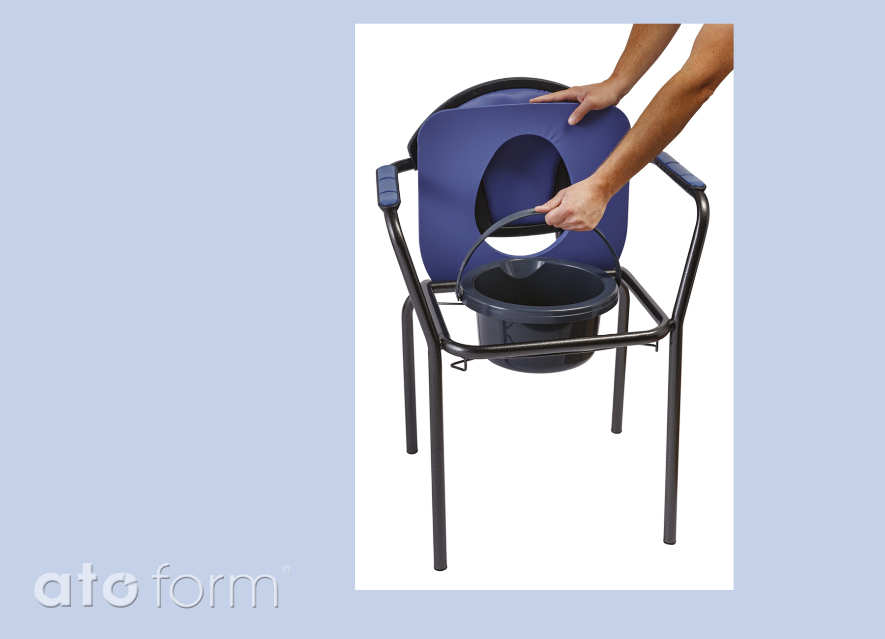 NEW OPEN Toilettenstuhl Standardsitzplatte