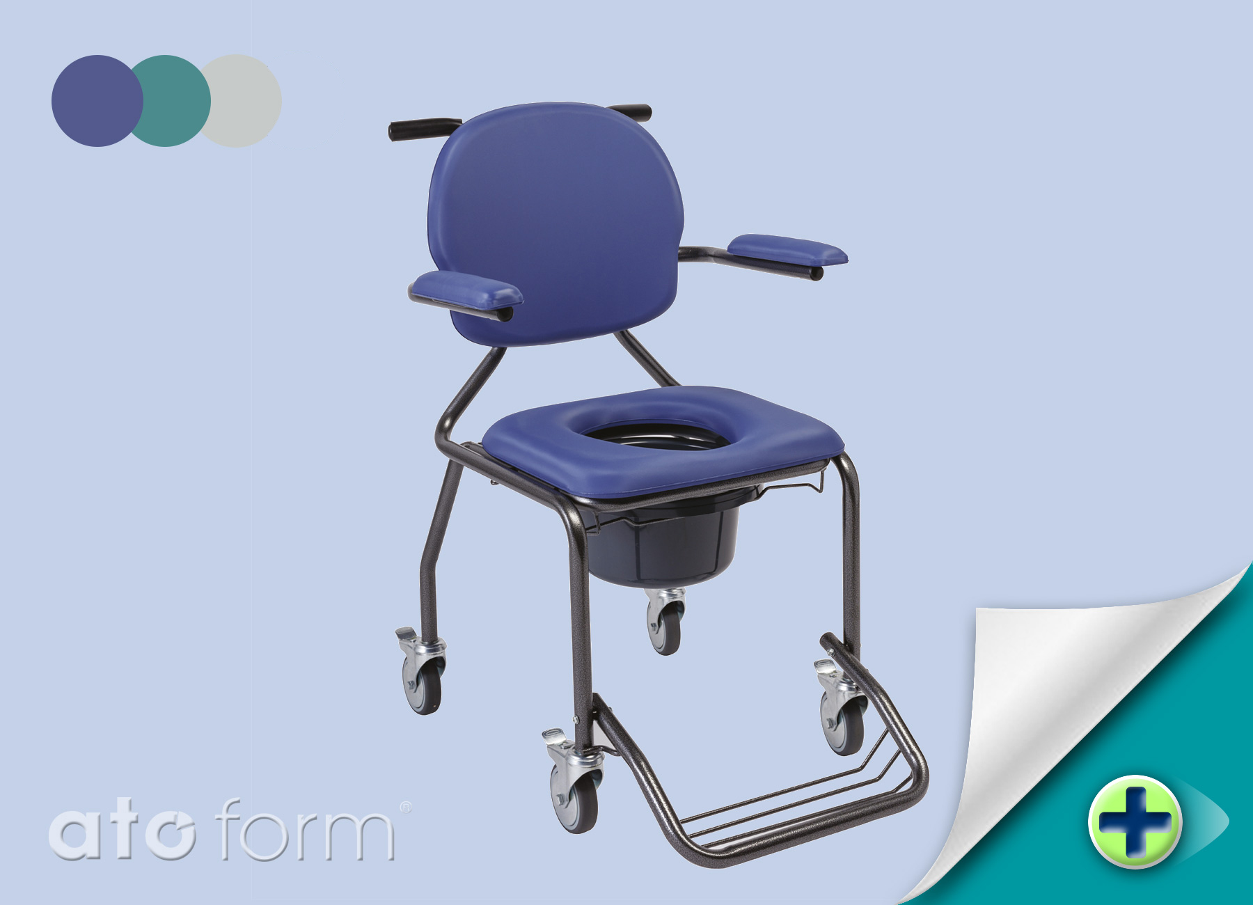 Best up Toilettenrollstuhl