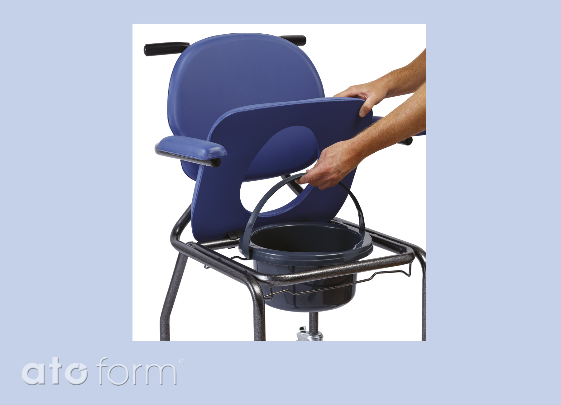 Best up Toilettenrollstuhl