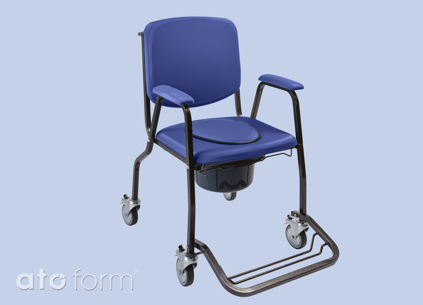 Confort Toilettenrollstuhl Standardsitzplatte