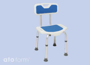 Blue seat Duschhocker verstellbar mit Rückenlehne