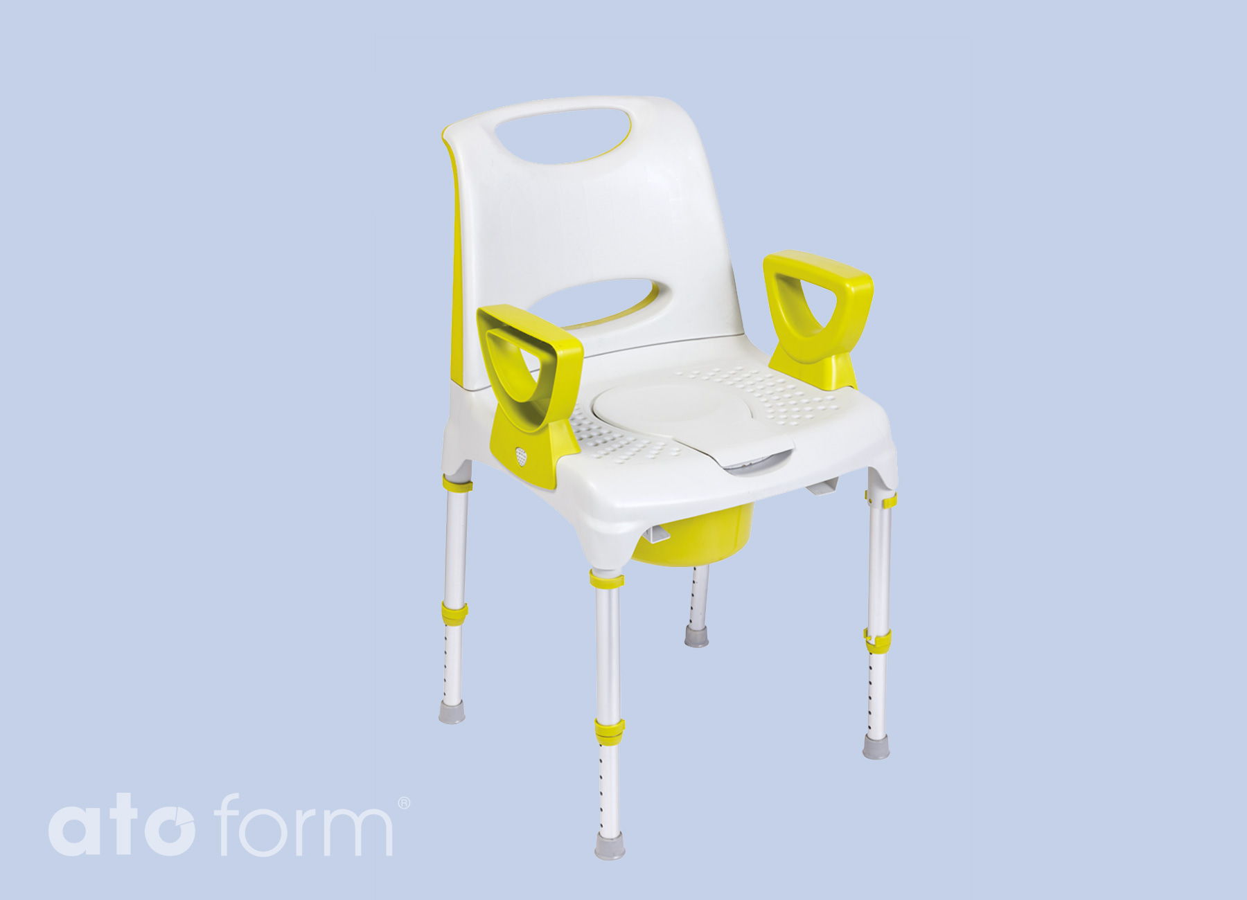 AQ-Tica Dusch- & Toilettenstuhl Confort - Anis