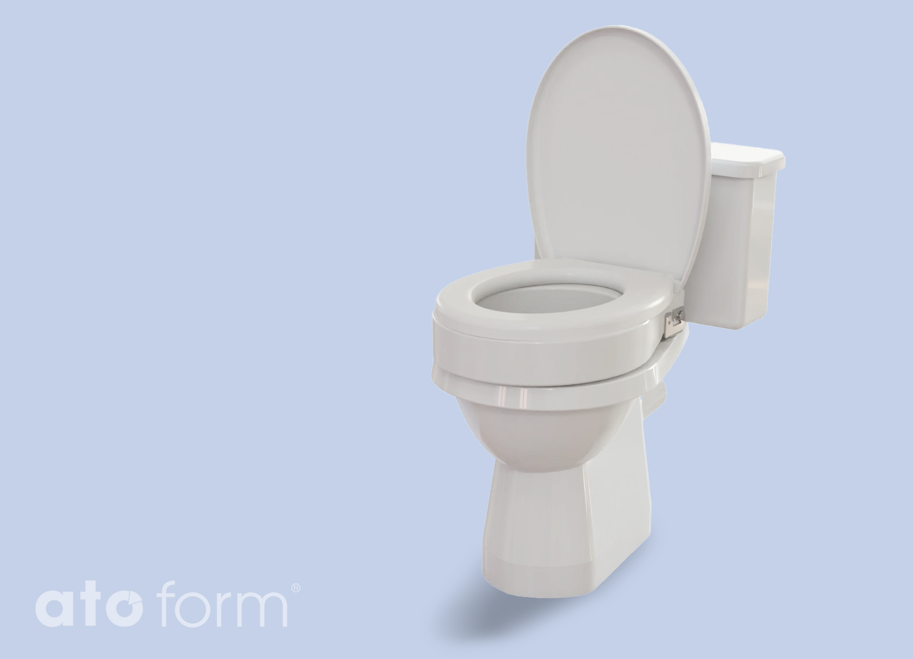 Toilettensitzerhöhung Ashby Lift Oval