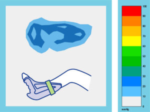 Heel Up Short Grafik Druckbild