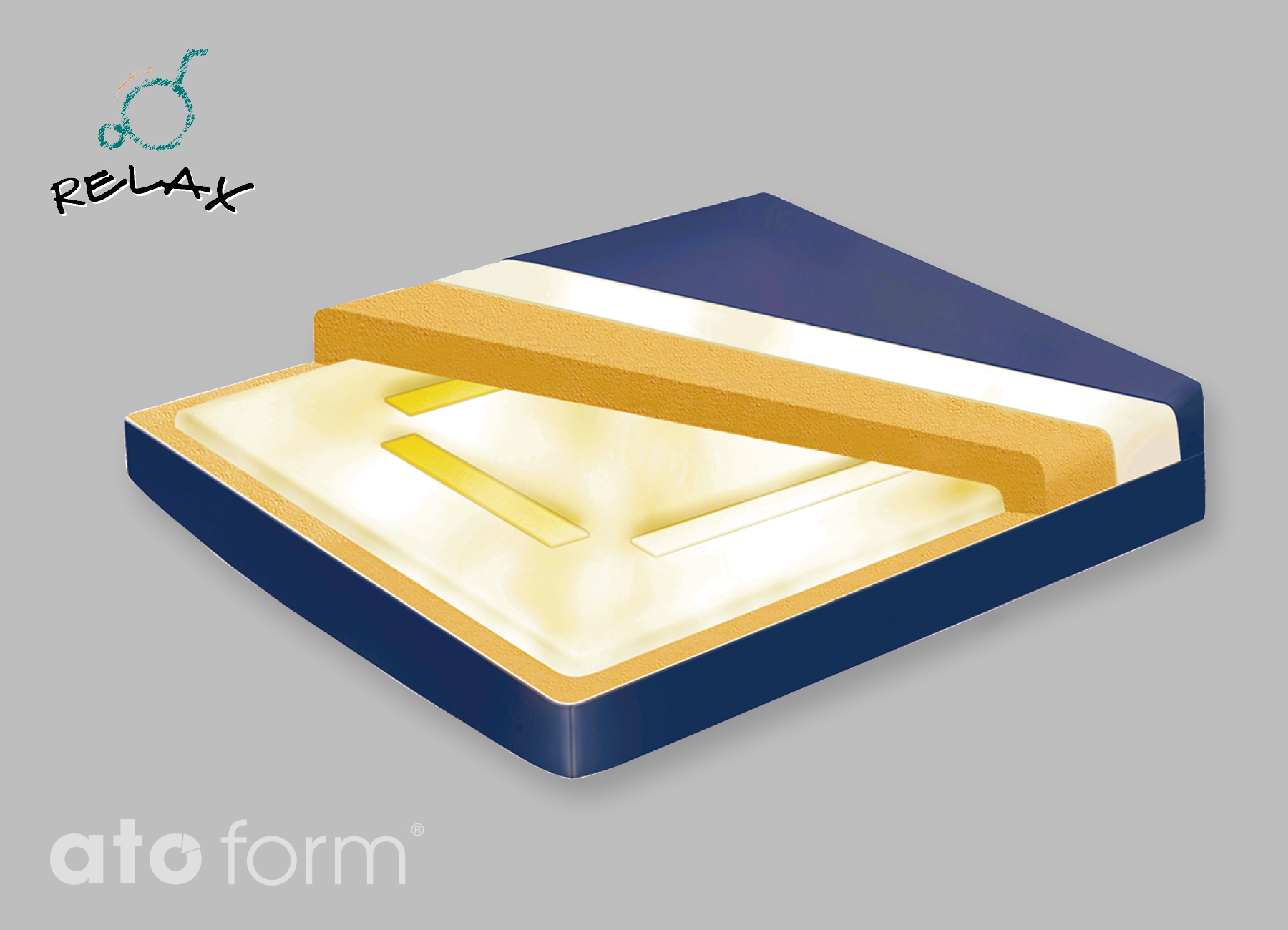 Anti-Dekubitus-Sitzkissen Relax Easy