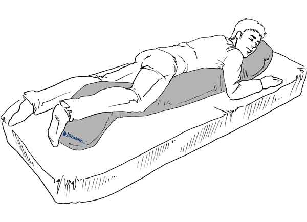 Anwendung Lateral Positionierungskissen