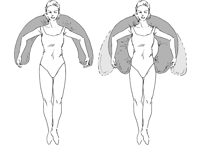 Anwendung großes Ringkissen