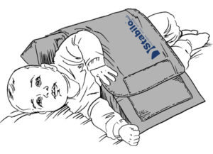 Anwendung Reflux-Baby-Keil