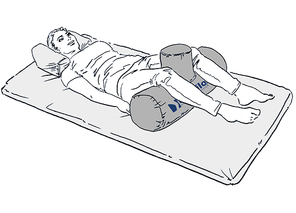 Anwendung StabiloBed Beinpositionierung