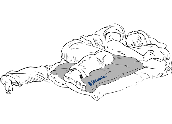 Anwendung StabiloBed Universalkissen