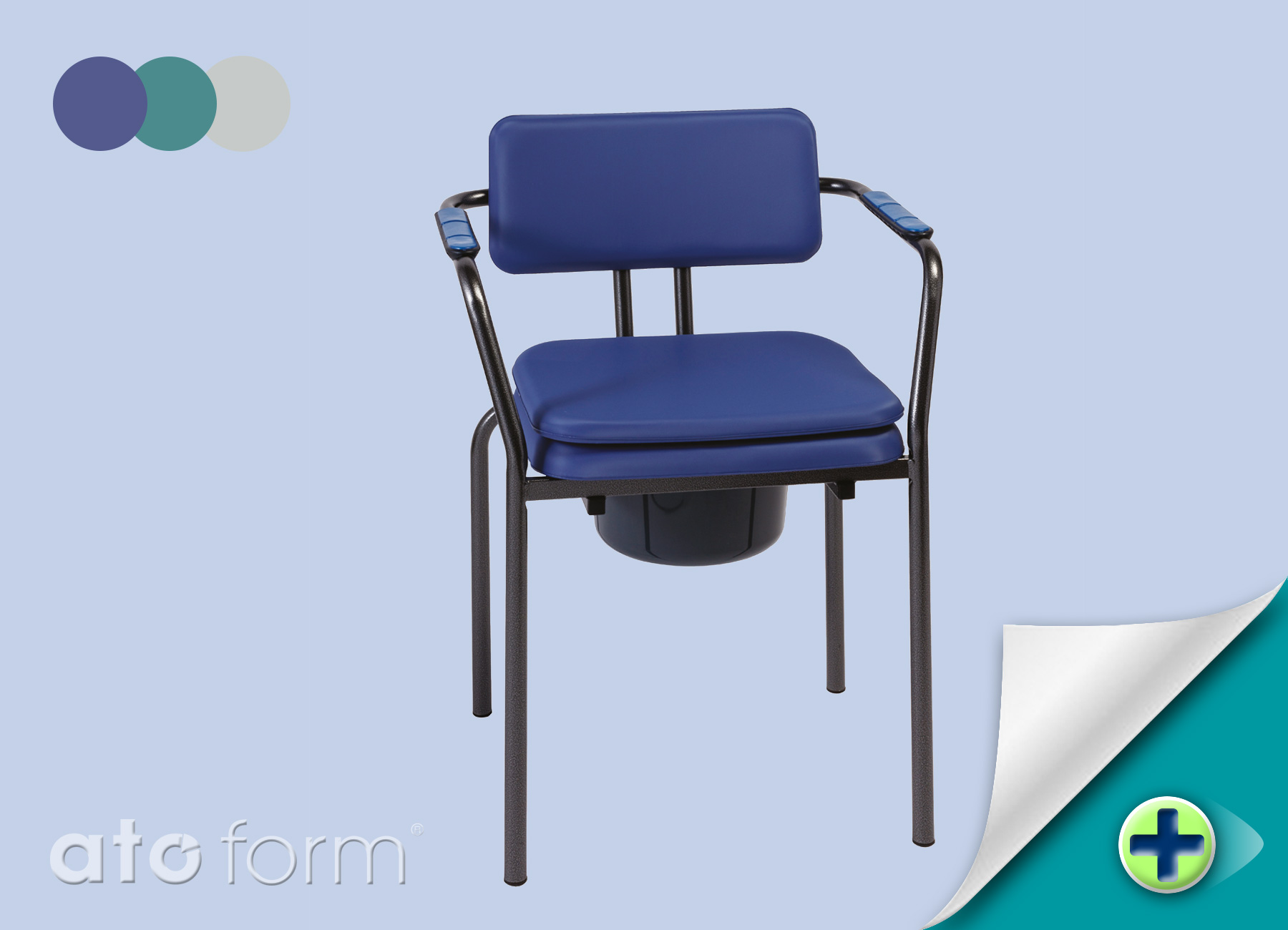 New Club Toilettenstuhl Volle Sitzplatte