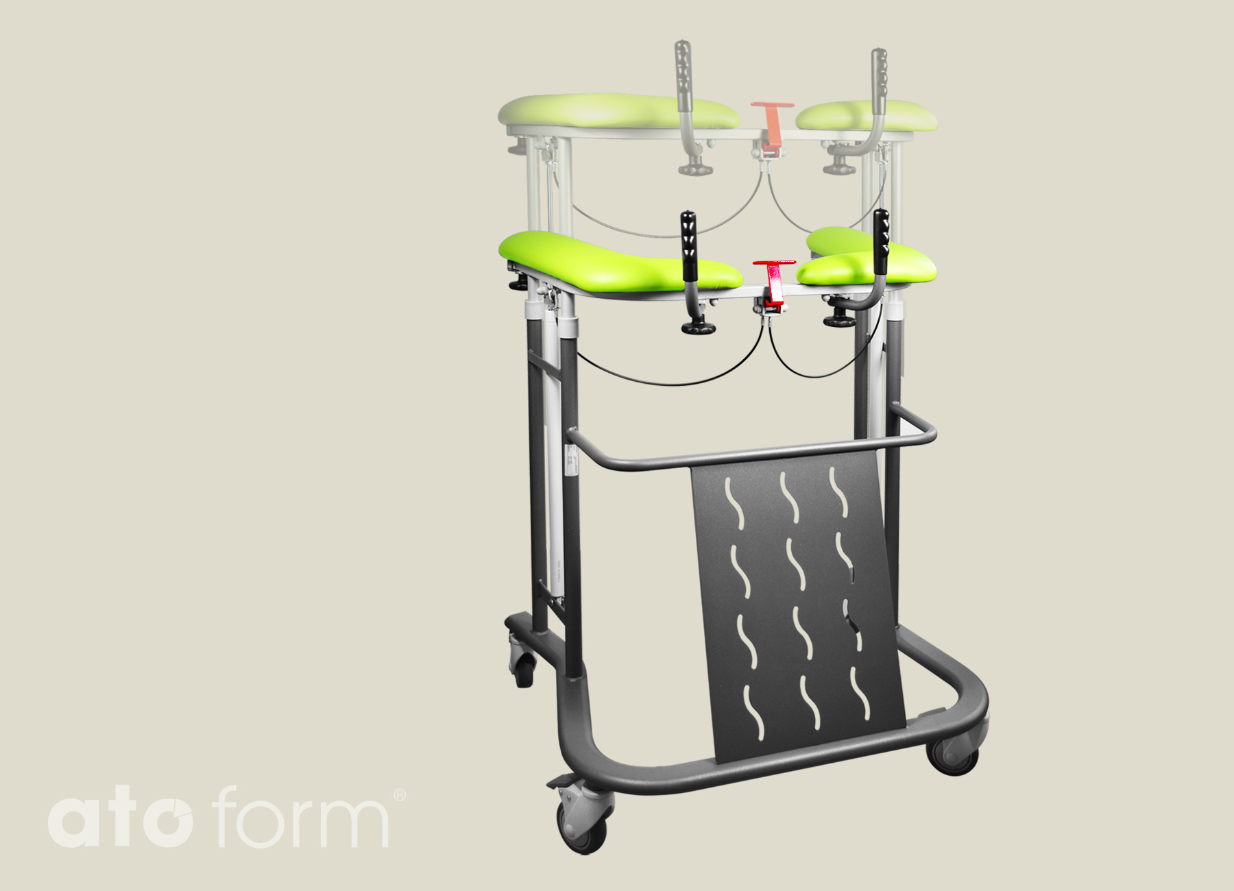 Gehwagen Walker Maxi Höhenverstellung