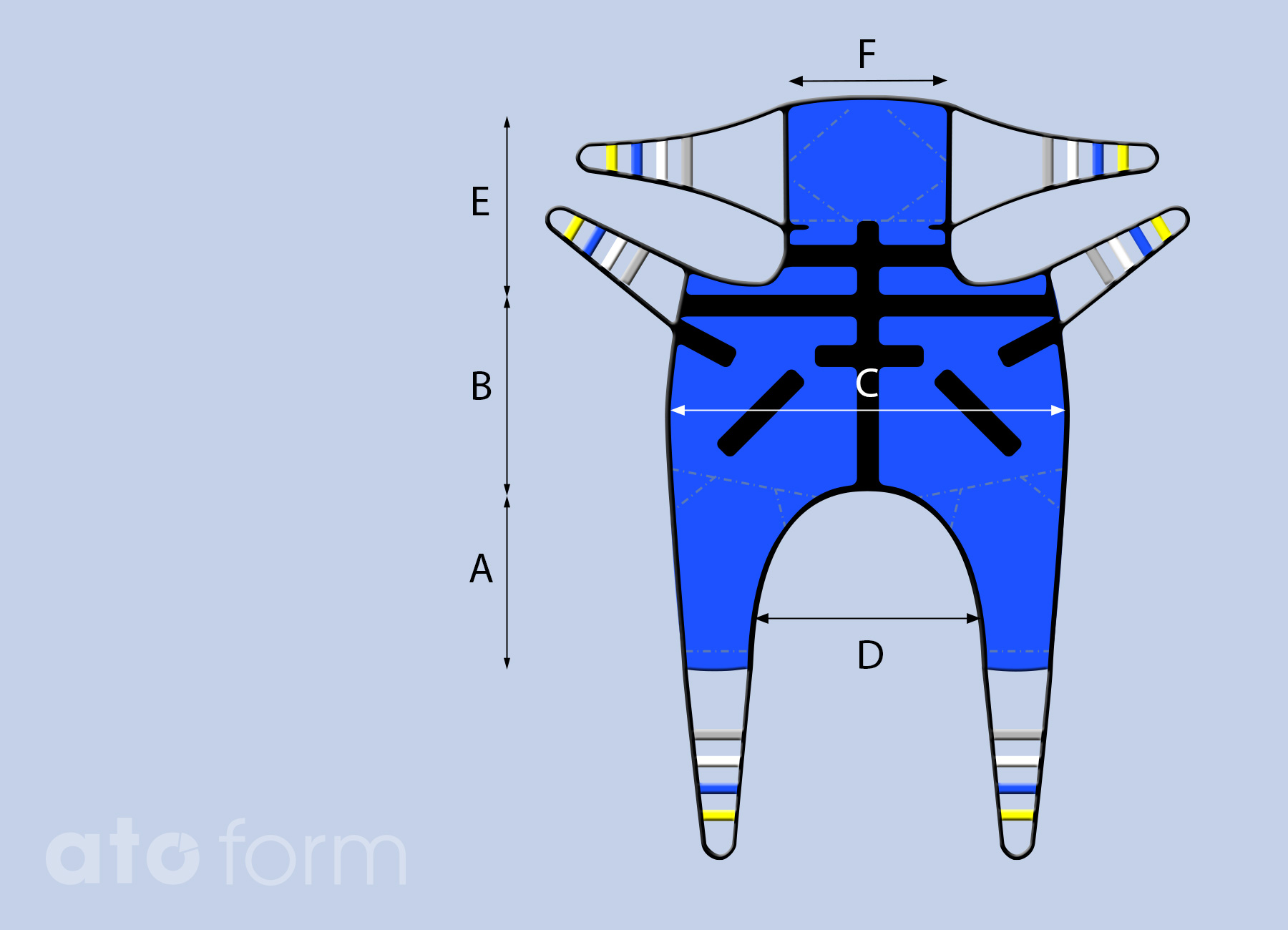 Universal Tragetuch gepolstert mit Kopfstütze – Bild 3