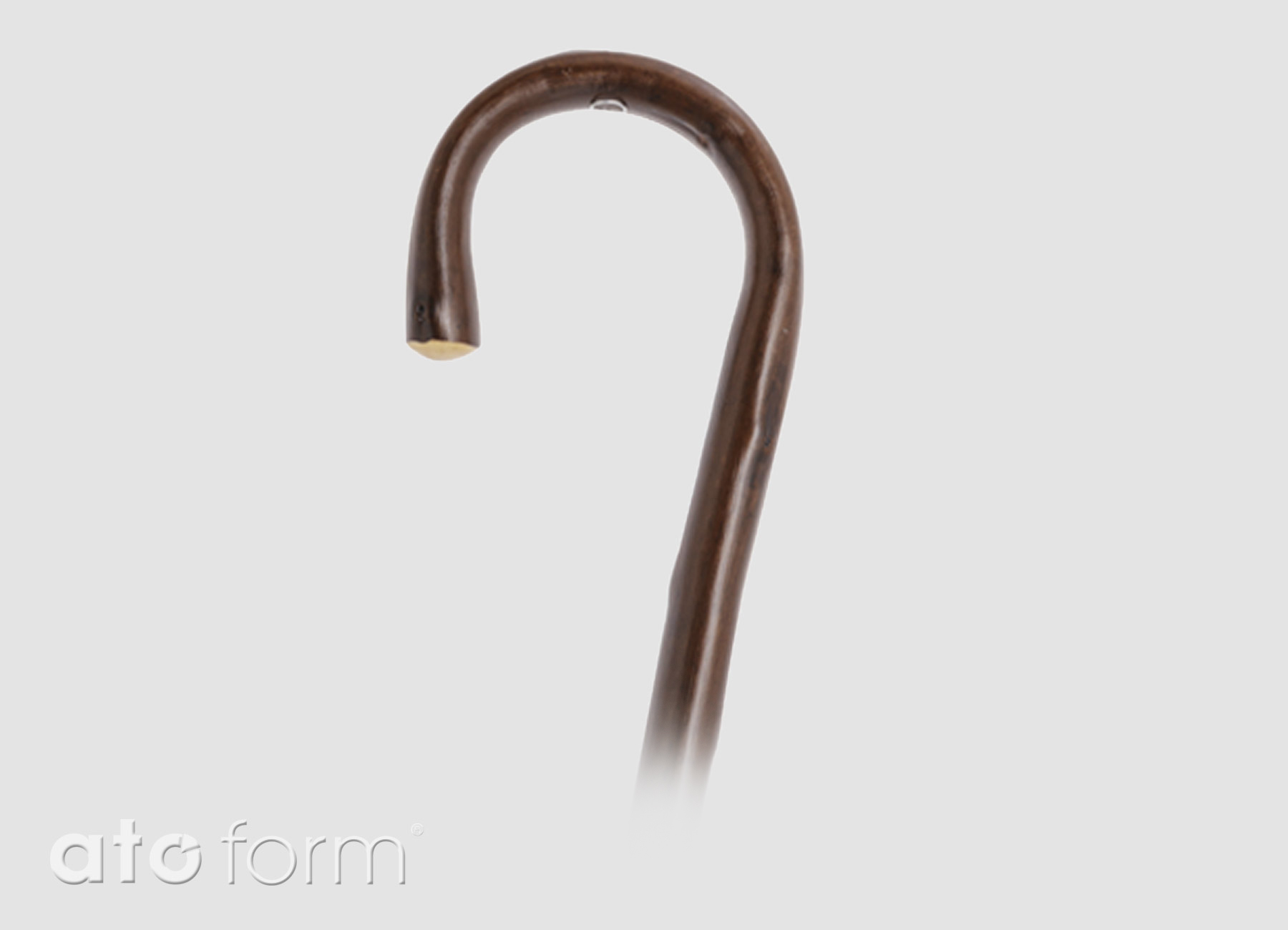 Gehstock Gebogen Kastanienbaum Imitation