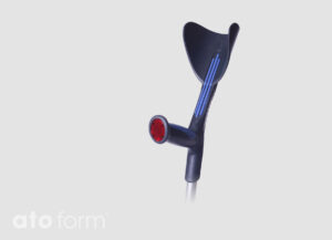 Unterarmgehstütze Advance Reflektor Blau